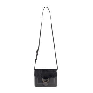 Rachel Zoe IRIM Black Crossbody Bag with Gold Ring Accent NWT